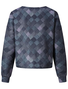 Color Block V Neck Buttoned Casual Cardigan
