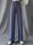 Plain Casual Loose Pants