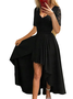 Plain Elegant Chiffon Dress With No