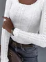 Casual Jersey Lace T-Shirt