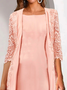 Split Joint Regular Fit Party Two-Piece Set