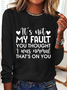 Women's Long Sleeve Blouse Spring/Fall Text Letters Crew Neck Daily Going Out Simple Top