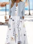 Women's Cotton Floral Pattern Daily Going Out Two Piece Set Half Sleeve Elegant Summer Coat With Skirt Matching Set