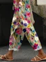 Floral Loose Casual Pants