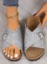 Casual Plain Summer Slide Sandals