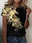 JFN Casual Loose Floral T-Shirt