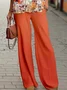 Women's Floral Daily Going Out Two Piece Set Half Sleeve Casual Summer Top With Pants Matching Set