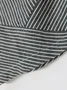 Women's Spring/Fall Outerwear Casual Striped Cotton Shawl Jacket