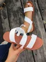 Plain Pu Summer Sandal