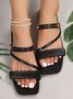 Summer Casual Leather Sandal