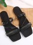 Summer Casual Leather Sandal