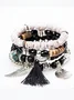 Bohemian multi-layer bracelet creative tassel bodhi beaded wings love fashion bracelet jewelry