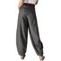 Women's Trousers Harem Pants Daily Going Out Casual Pocket Stitching Cotton Plain Spring/Fall Pants