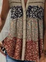 Women's Sleeveless Tank Top Camisole Summer Small Floral Shirt Collar Holiday Going Out Casual Top