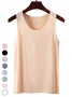 Women's Sleeveless Tank Top Camisole Summer Plain Crew Neck Daily Going Out Casual Top