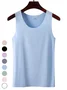 Women's Sleeveless Tank Top Camisole Summer Plain Crew Neck Daily Going Out Casual Top