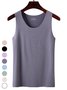 Women's Sleeveless Tank Top Camisole Summer Plain Crew Neck Daily Going Out Casual Top
