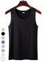 Women's Sleeveless Tank Top Camisole Summer Plain Crew Neck Daily Going Out Casual Top