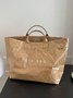 Casual Waterproof PVC Large Capacity Tote Bag