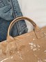 Casual Waterproof PVC Large Capacity Tote Bag