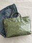 Casual Waterproof PVC Large Capacity Tote Bag