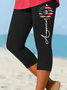 Women Sunflower Casual All Season Long Leggings