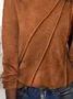Women's Long Sleeve Tee T-shirt Spring/Fall Plain Crew Neck Daily Going Out Casual Top