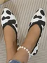 Casual Mesh Fabric Leopard Shallow Shoes