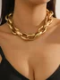 Exaggerated Chunky Chain Necklaces