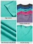 Women's Floral Short Sleeve Tee T-shirt V Neck Casual Summer Top