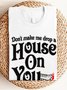 Women's Crew Neck Text Letters Casual Spring/Fall Long Sleeve Sweatshirt