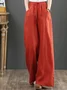 Women's Plain Long Pant Casual Spring/Fall Trousers