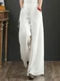 Women's Plain Long Pant Casual Spring/Fall Trousers