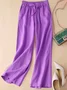 Women's Plain Long Pant Casual Spring/Fall Trousers