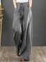 Women's Plain Long Pant Casual Spring/Fall Trousers