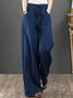 Women's Plain Long Pant Casual Spring/Fall Trousers