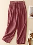 Women Plain Long Pant Casual Spring/Fall Trousers