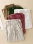Women Plain Long Pant Casual Spring/Fall Trousers