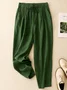 Women Plain Long Pant Casual Spring/Fall Trousers