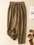 Women Plain Long Pant Casual Spring/Fall Trousers