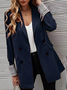 Women's Spring/Fall Outerwear Casual Plain Long Sleeve Regular Blazer