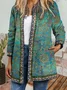 Women's Spring/Fall Outerwear Casual Zipper Plain Long Sleeve Jacket