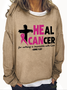 Women's Crew Neck Animal Casual Spring/Fall Long Sleeve Sweatshirt