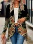 Women's Spring/Fall Outerwear Casual Striped Long Sleeve Jacket