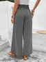 Women's Trousers Daily Going Out Casual Geometric Spring/Fall Pants