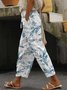 Women's Striped Long Pant Casual Spring/Fall Trousers
