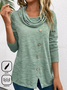 Women Floral Long Sleeve Blouse Spring/Fall Daily Casual Top