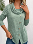 Women Floral Long Sleeve Blouse Spring/Fall Daily Casual Top