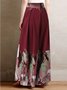 Women's Floral Long Pant Casual Spring/Fall Trousers