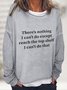Women's Crew Neck Text Letters Casual Spring/Fall Cotton-Blend Long Sleeve Sweatshirt
